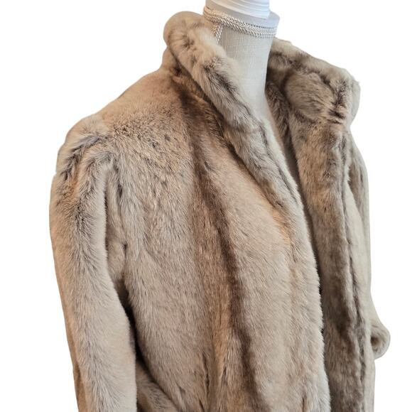 Faux Fur Women's Open Jacket Sz. Onesize - Picture 3 of 7